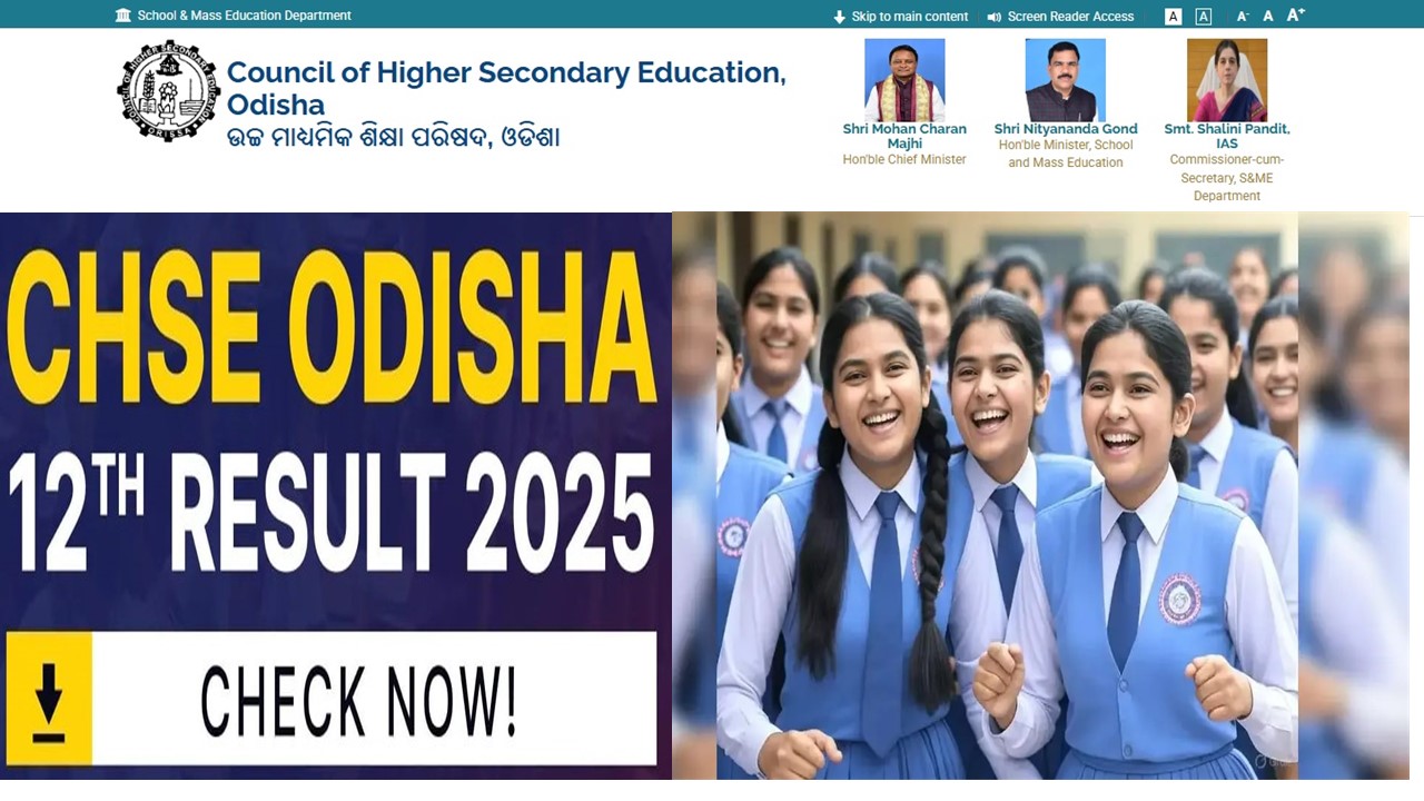 Odisha CHSE 12th Result 2025 Announced: Check Your Scores Now Today