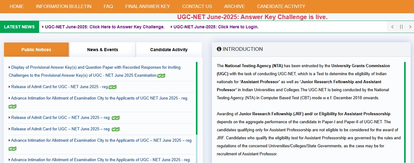 UGC NET Answer Key 2025 Out! Here’s How to Check and Challenge