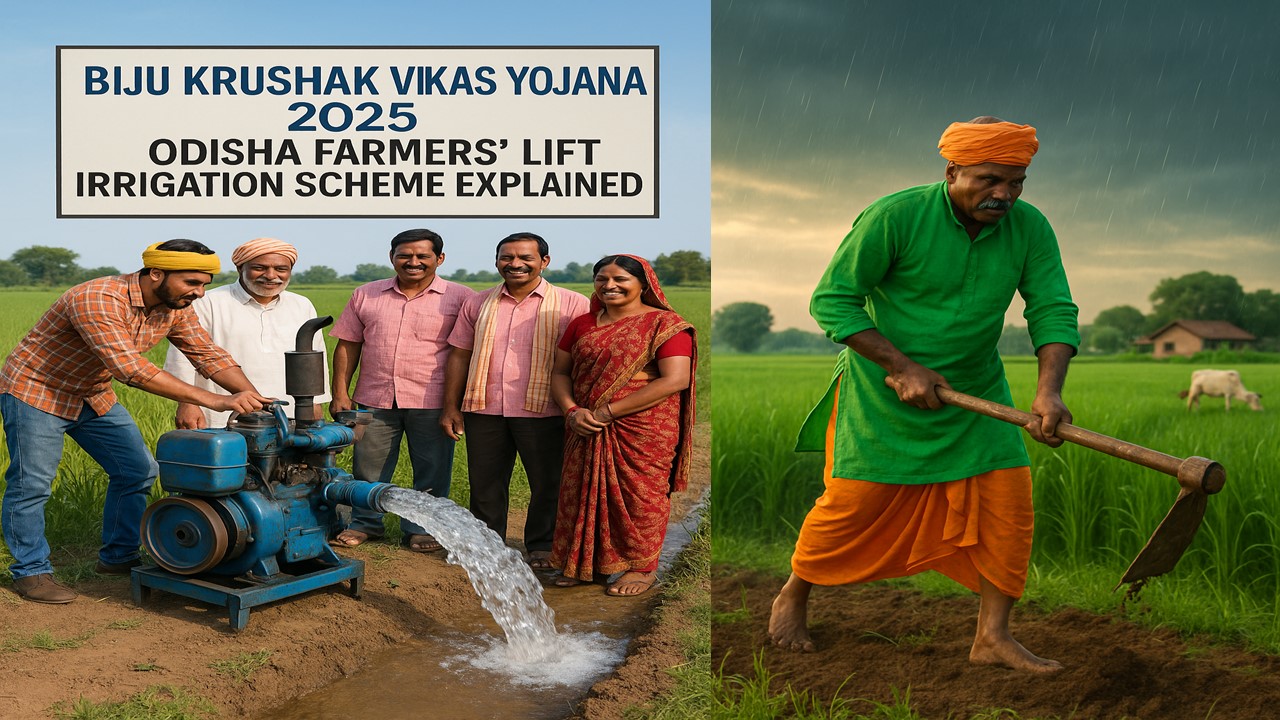 Biju Krushak Vikas Yojana 2025: Odisha Farmers’ Lift Irrigation Scheme Explained